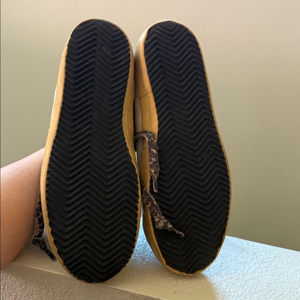 Golden Goose White Sneakers with Burgundy Star size 38 - Picture 11 of 12